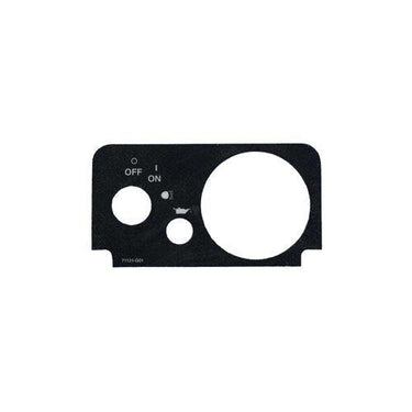 Console Plate Decal (Key, Fuel Gauge, Oil)